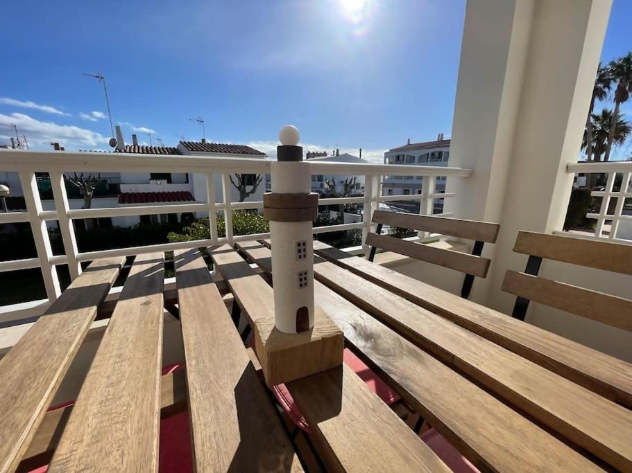 Algaiarens Apto Con Piscina Y Junto A La Playa Cala'N Blanes  Bagian luar foto