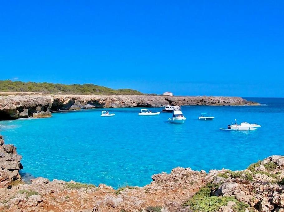 Algaiarens Apto Con Piscina Y Junto A La Playa Cala'N Blanes  Bagian luar foto